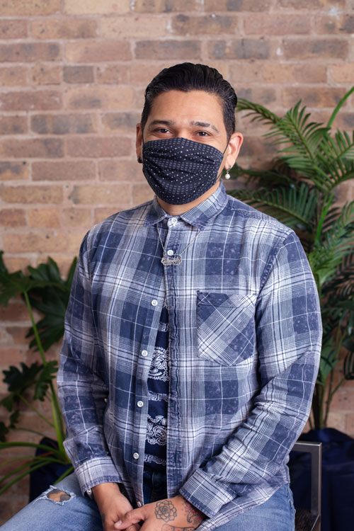 Beto Chavez Masked Portrait