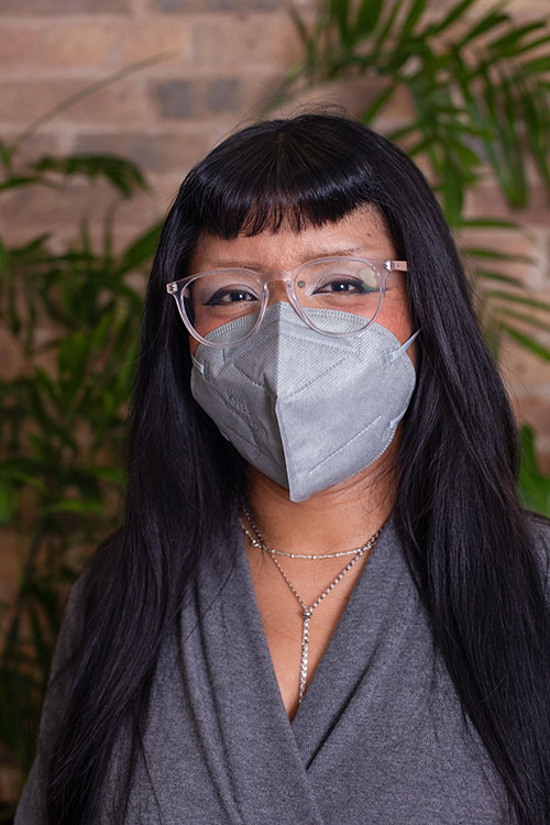 Dulce Davalos Masked Portrait