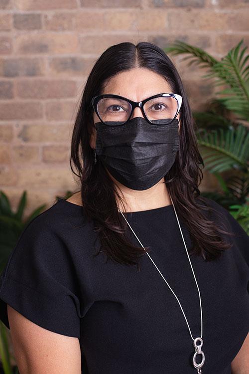 Blanca Cuyun Masked Portrait