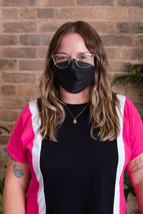 Cat Kliegle Masked Portrait