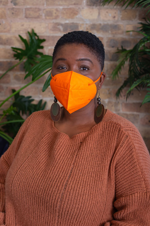 Kenya Naylor Masked Portrait