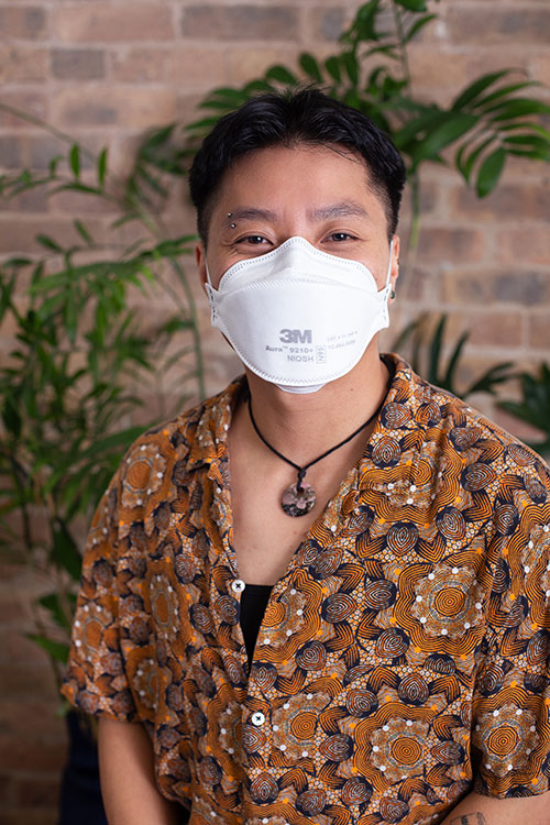 eros Masked Portrait